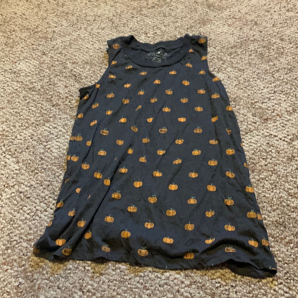 Pumpkin workout tank